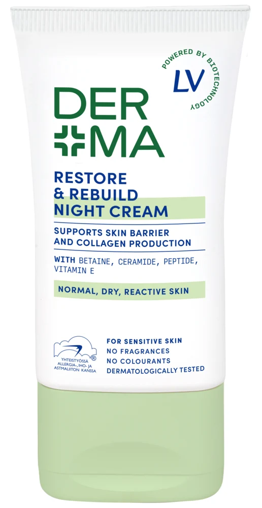 Derma by LV Restore & Rebuild Night Cream -yövoide 50ml - Image 2