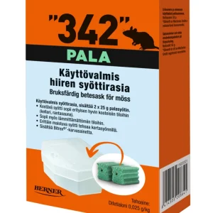 342 Syöttirasia 1kpl, palasyötti 50g