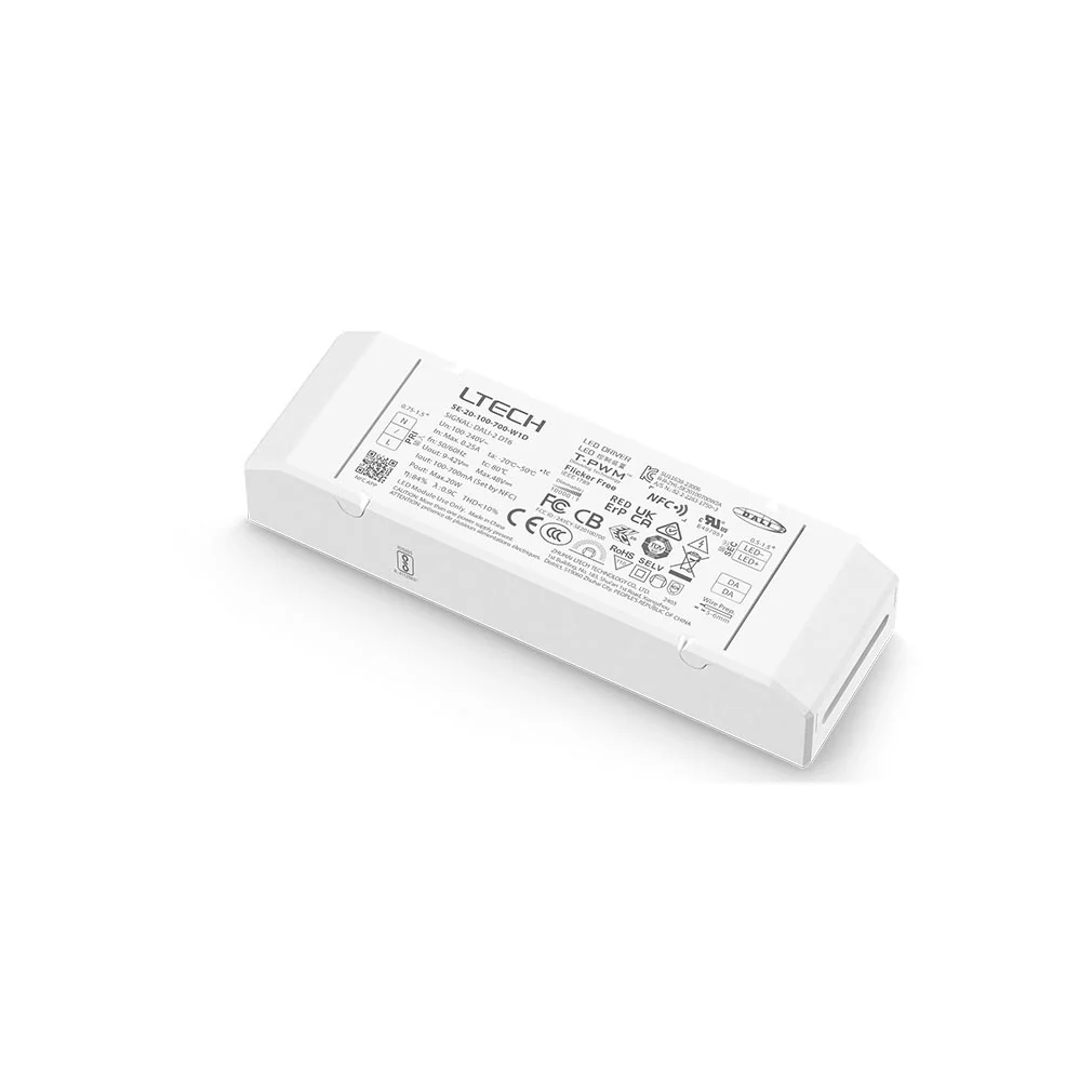 20W Dali-himmennettävä vakiovirtateholähde 100mA-700mA 9-42V (+PUSH DIM) - Image 2
