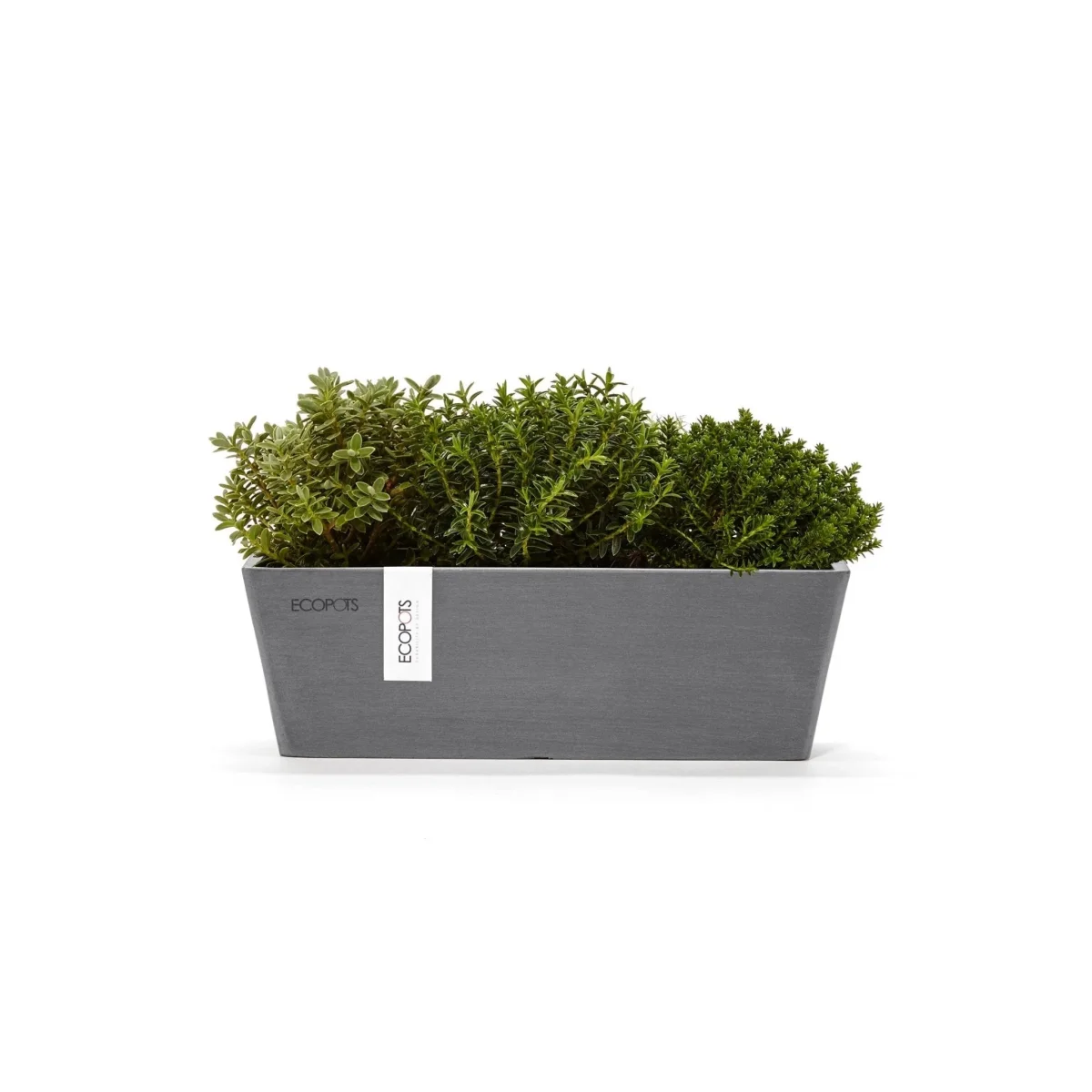 Kukkaruukku Bruge mini 25cm harmaa