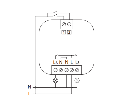 Plejd REL-02 – Bluetooth kaksoisrele 230V kahdelle kuormalle - Image 3