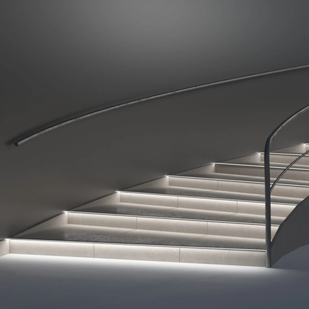 PORRAS10 LAATTA LED-profiili laatoitettujen portaiden valaisuun 2m - Image 5