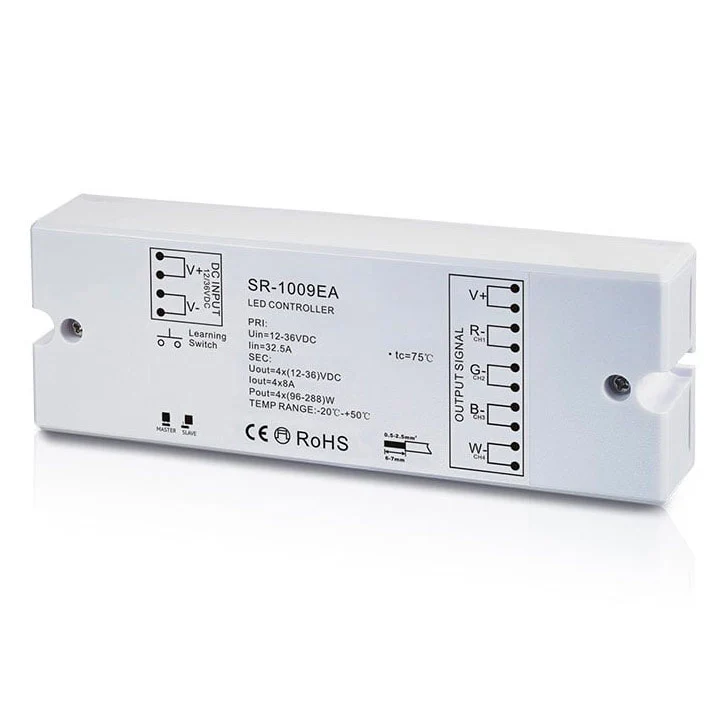 4in1 LED vastaanotin RF WiFi 4-kanav. CCT-LED-nauhoille 12-36V 4x8A - Image 2