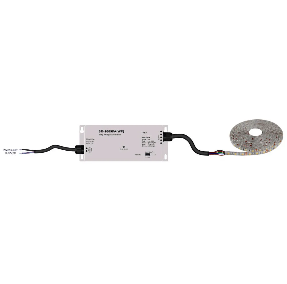 4in1 LED vastaanotin RF WiFi 4-kanav. CCT-nauhoille 12-36V 4x5A - vedenkestävä IP67 (poistuva tuote) - Image 3
